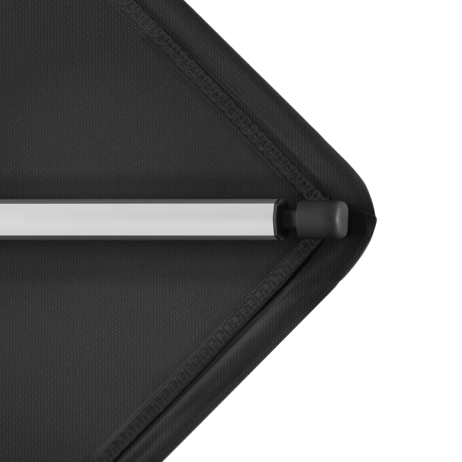 KNIRPS Kurbelschirm 'Apoll', Schwarz, Ca. 260 X 165 Cm – Bild 3