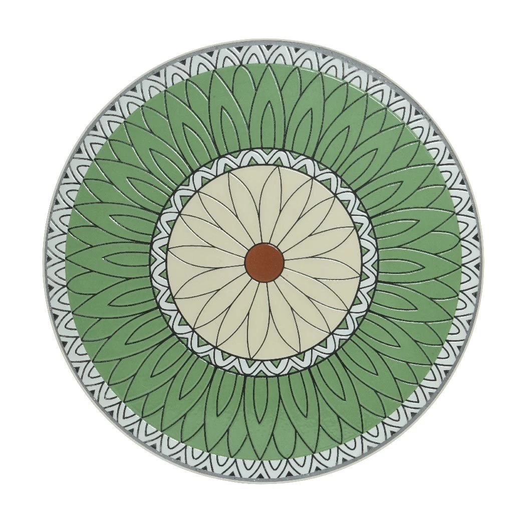 Bistro-Klapptisch 'Vigo', Grün Mit Blumenmosaik – Bild 2