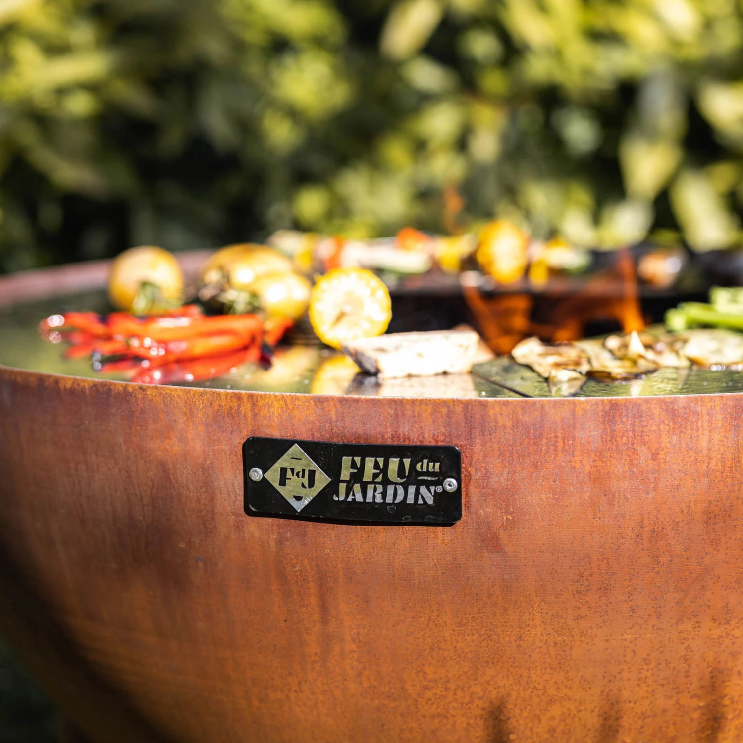 Edelstahl-Feuerstelle 'TRIA', Rost, 100 X 55 X 100 Cm – Bild 5