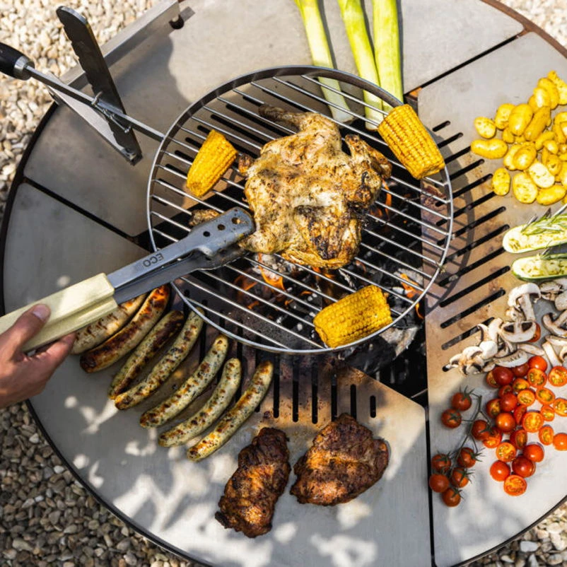 Edelstahl-Feuerstelle 'TRIA', Rost, 100 X 55 X 100 Cm – Bild 9