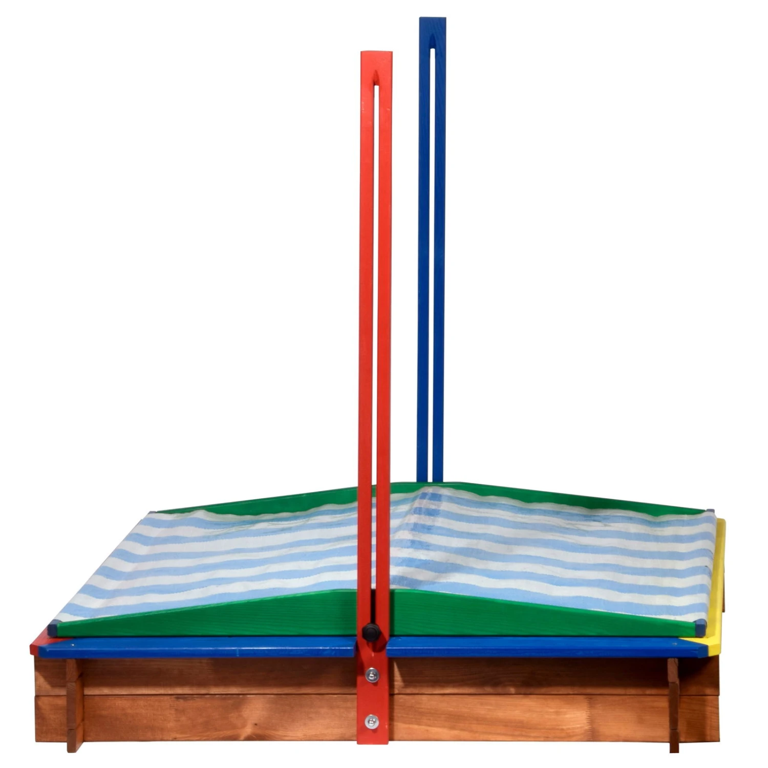 Sandkasten Inkl. Dach, Bunt, 120 X 120 X 120 Cm – Bild 5