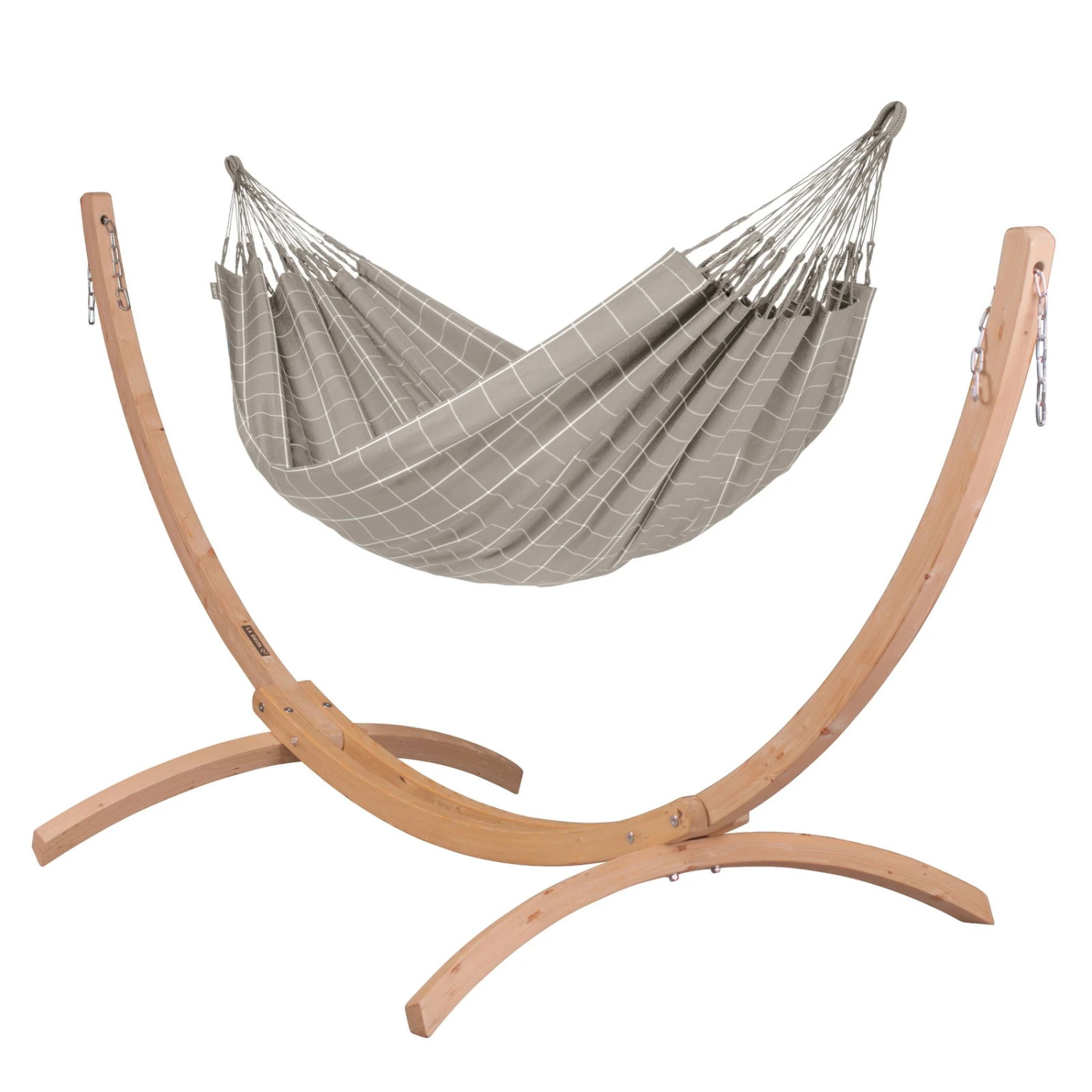 LA SIESTA Doppel-Hängematte Brisa, Almond, Outdoor Material, Bis 160 Kg, Wetterfest – Bild 5