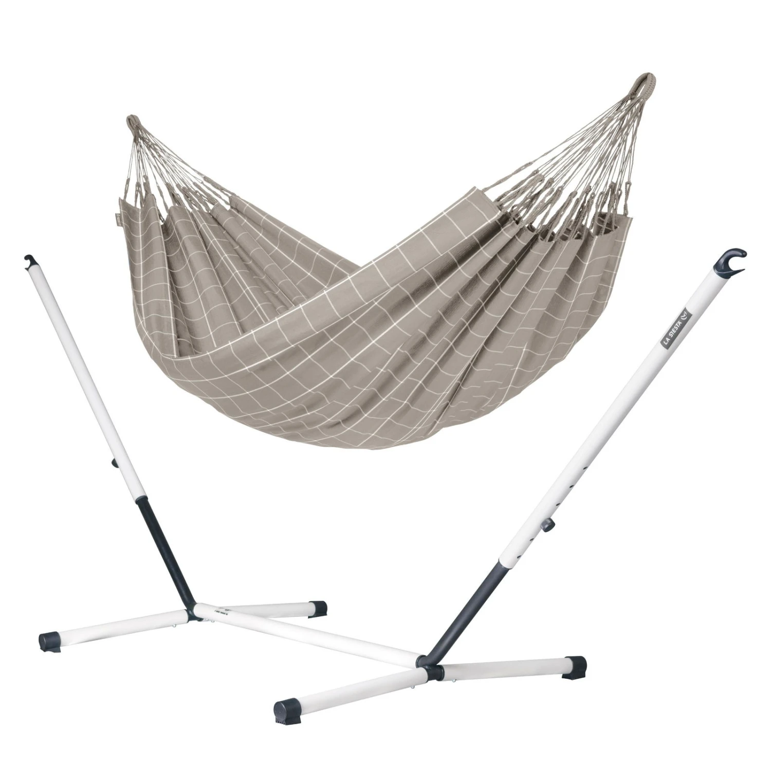 LA SIESTA Doppel-Hängematte Brisa, Almond, Outdoor Material, Bis 160 Kg, Wetterfest – Bild 4