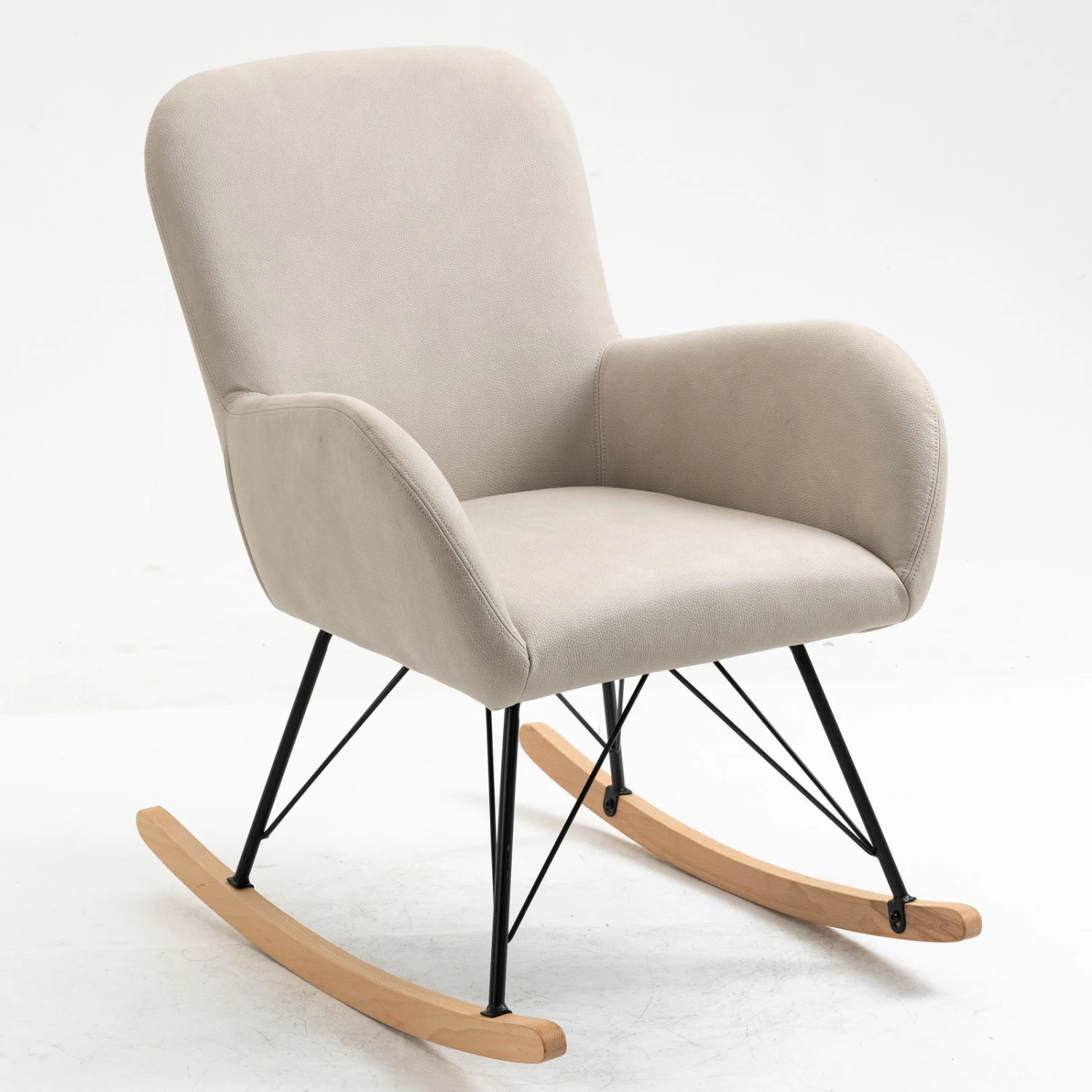 SEBA Schaukelstuhl 'Nina', Grau, Ca. 95 X 63 X 69 Cm – Bild 5