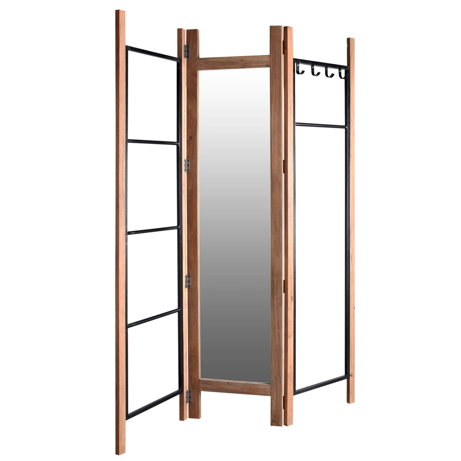 THUNDER Paravent, Natur, Sheesham, Ca. 150 X 4 X 200 Cm