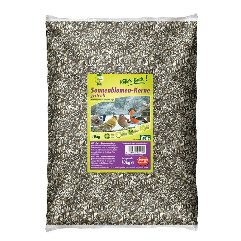 Kölle's Beste Sonnenblumenkerne Gestreift, 10 Kg
