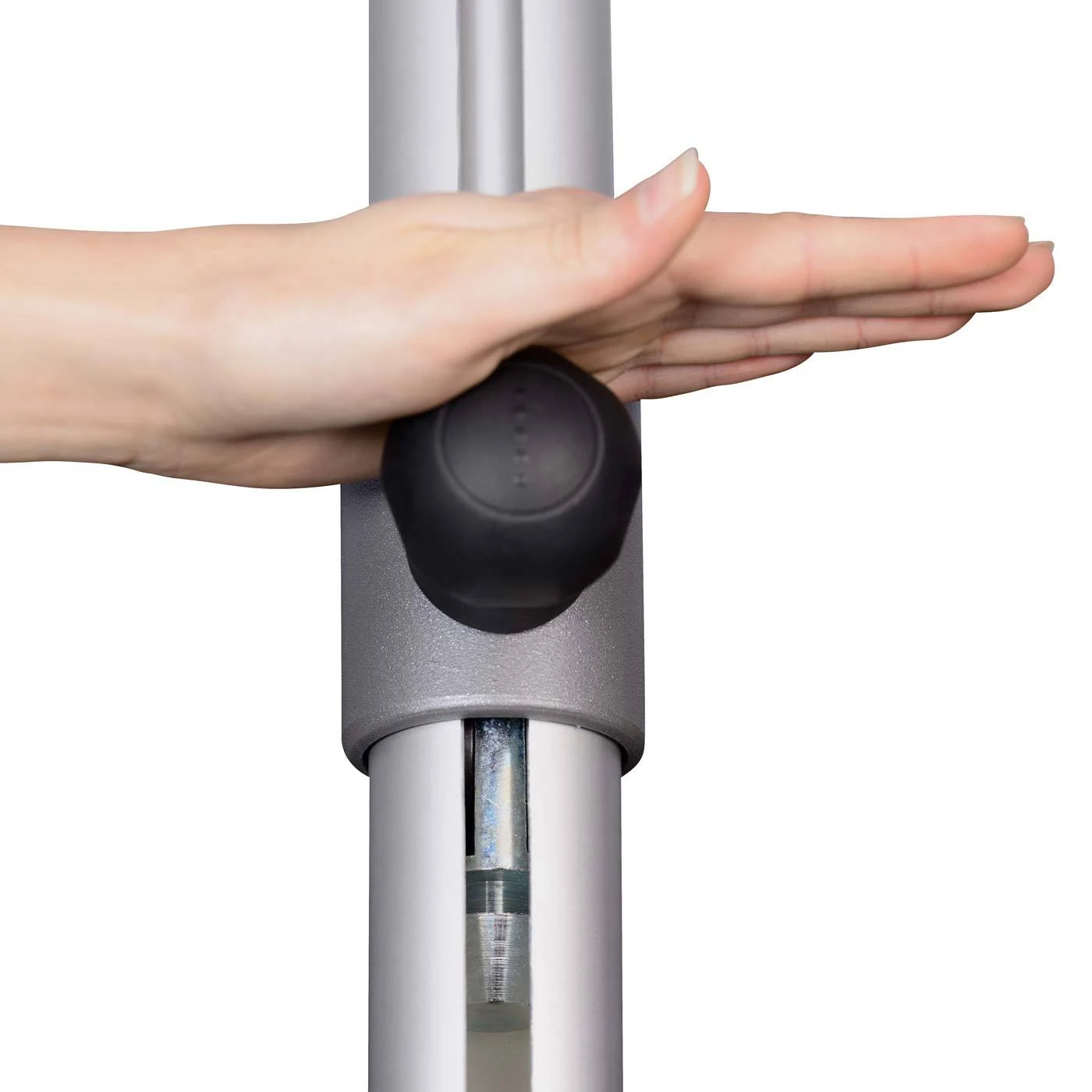 Doppler Sonnenschirm 'Alu-Expert Teleskop', Teleskop-Automatik, 300 X 300 Cm – Bild 2