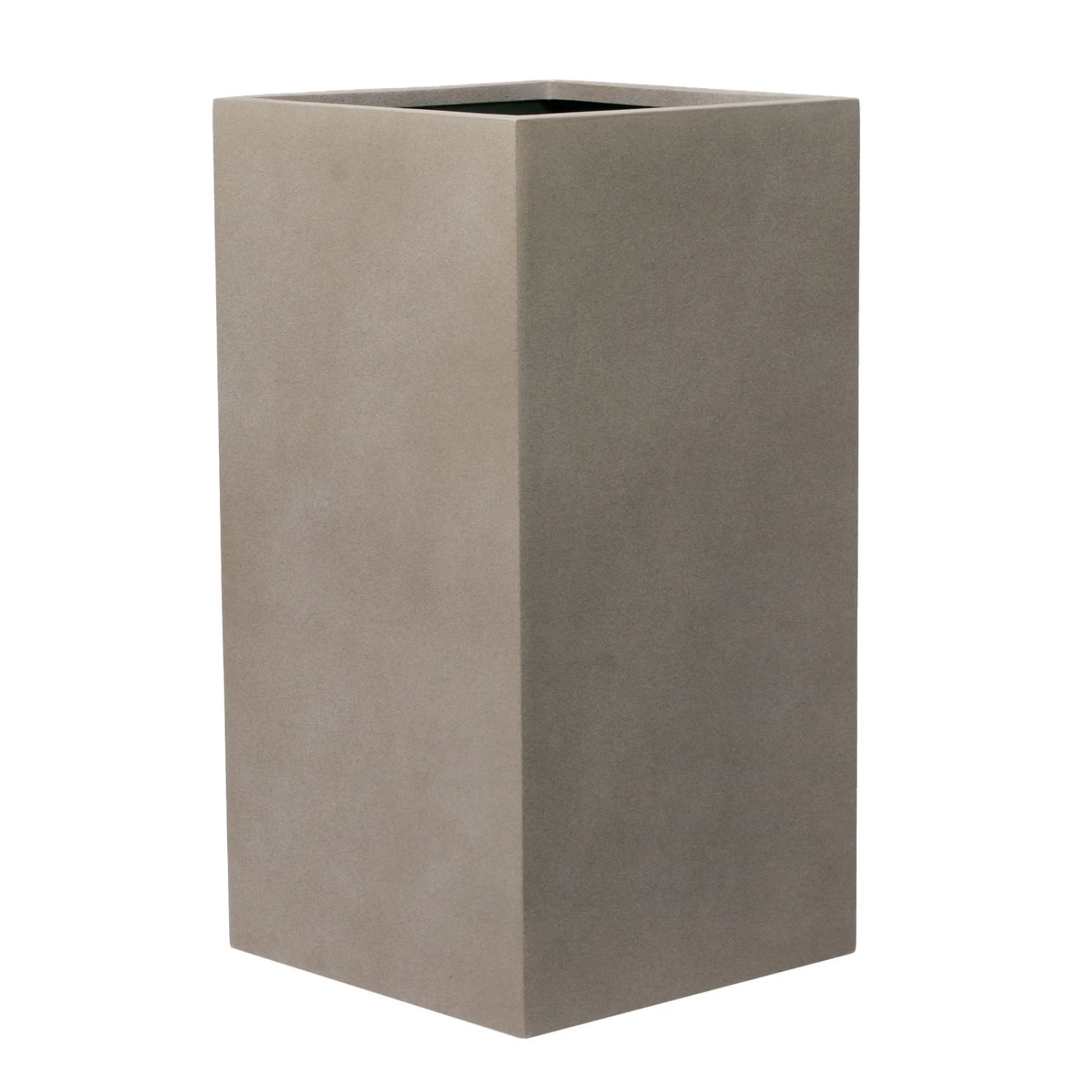 Pflanztrog, Sepia, L 31 X B 31 X H 65 Cm