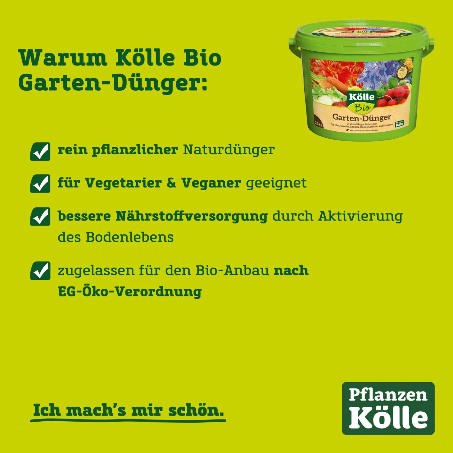 Kölle Bio Gartendünger 10 Kg – Bild 2